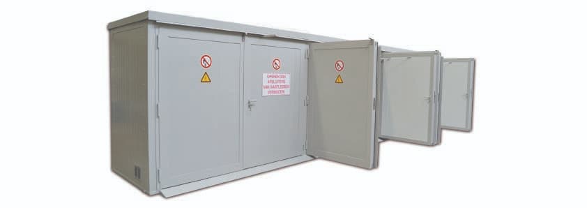 Brandwerende gasflessenopslag van Bumax conform PGS 15