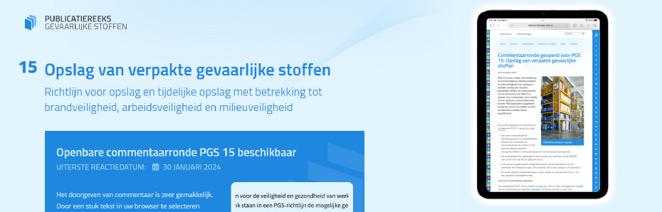 Nieuw versie van de PGS 15 in 2024 gereed