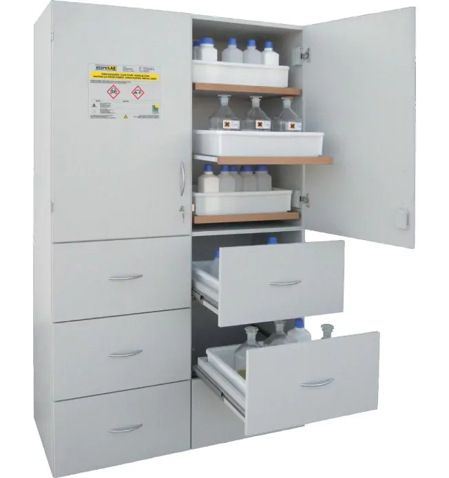 Zuren- en logenkast SLS 1200 | schuifladen