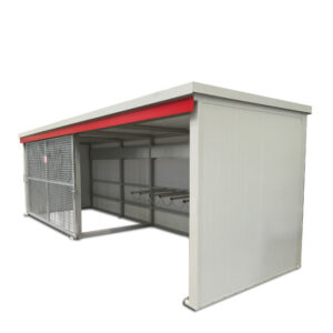 X90 Brandwerende gasflessenberging | BGUS 64 | schuifdeuren