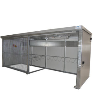 X90 Brandwerende gasflessenberging | BGUS 80 | schuifdeuren