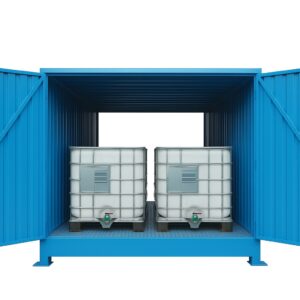 Stalen container voor 6 europallets |  WSC-F-D-1.30