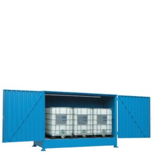 Stalen systeemcontainer WSC-F-E.1-35 - 3 x IBC