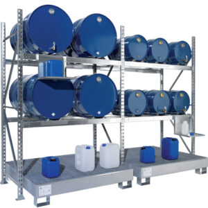 Stelling voor 4 x 200 liter vat | FR2-2222 | Aanbouw