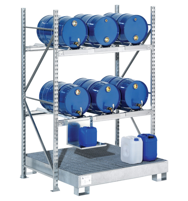 Stelling voor 6 x 60 liter vat | FR2-3636 | Basis