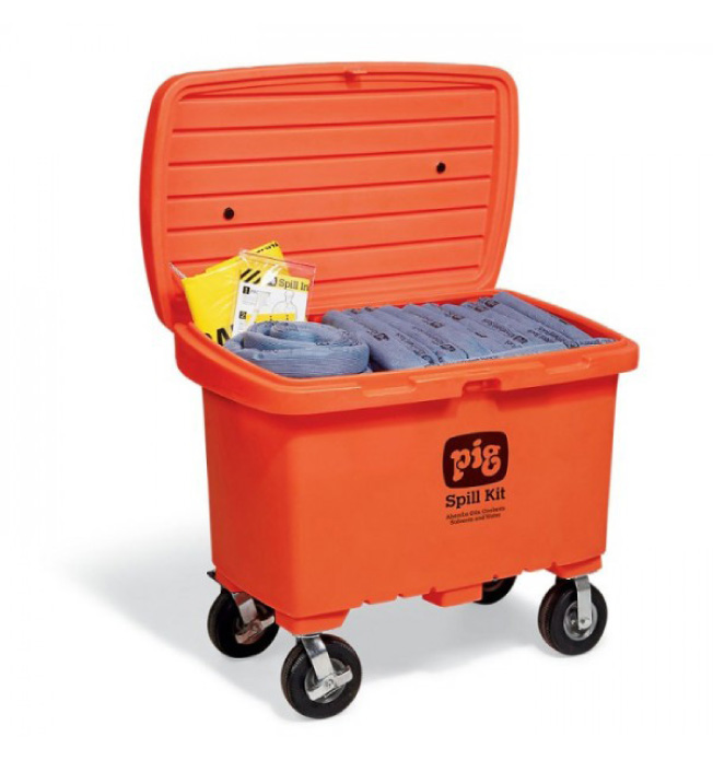 Interventiekit in Hi-Vis container