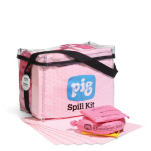 Spillkit in transparante tas