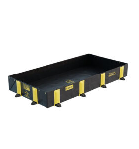 Justrite Rigid Lock QuickBerm Standaard | Opvouwbare flexibele lekbak