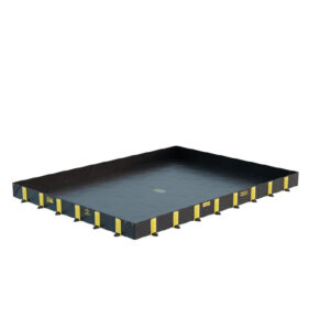 Justrite Rigid Lock QuickBerm Standaard | Opvouwbare flexibele lekbak