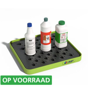 Kunststof lekbak laboratorium 5 liter anijsgroen