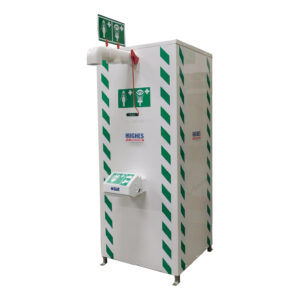 Boiler verwarmde nood- en oogdouche combinatie