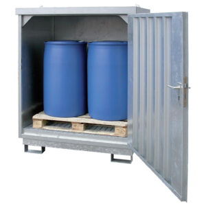 Stalen milieucontainer SLH 1 x 1