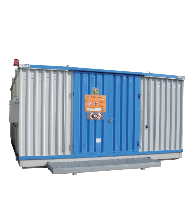 Geïsoleerde milieucontainers SLT 2 meter