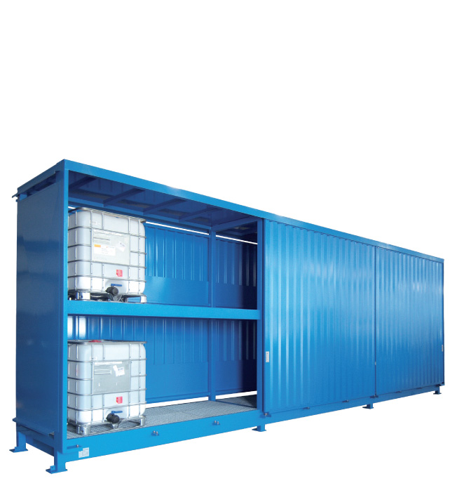 Stalen palletcontainer WSC-F-E.2-110 - 18 x IBC