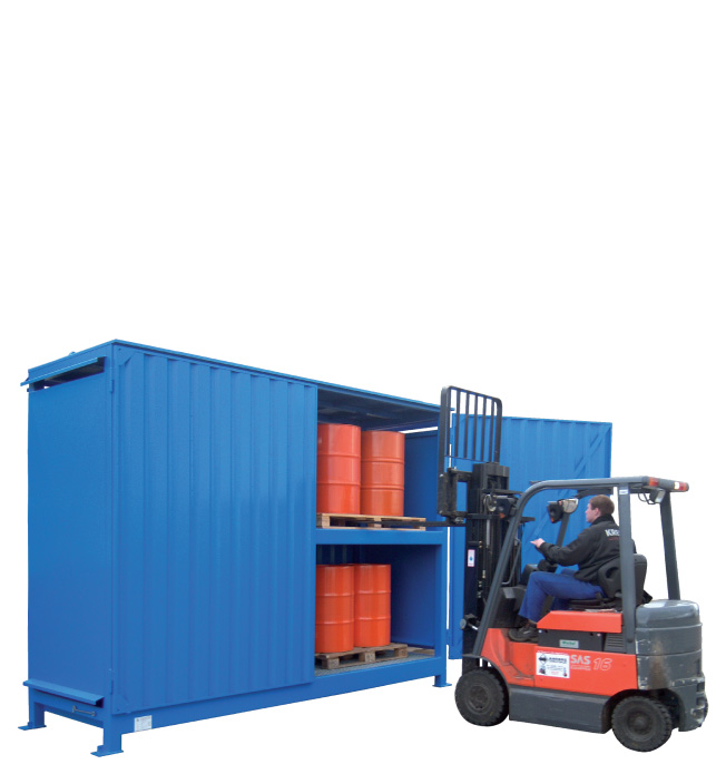 Stalen systeemcontainer WSC-F-E.2-40 - 8 europallets