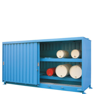 Stalen palletcontainer WSC-F-E.2-60/LL - 16 liggende vaten