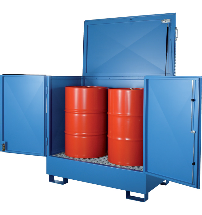 Vatendepot WSP-4SKKS voor 4 x 200 liter vat